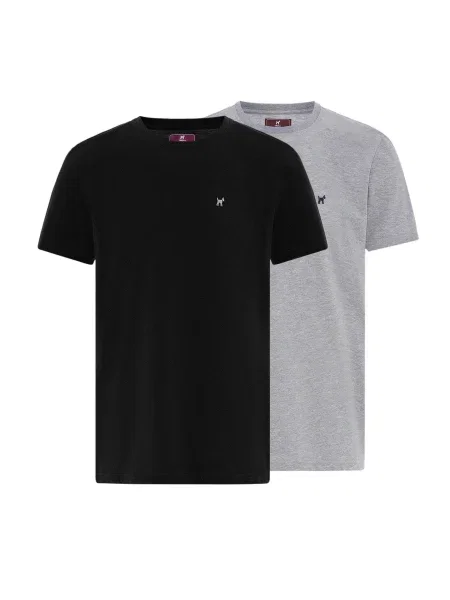 Williot Majica Ignacio pegasto siva črna