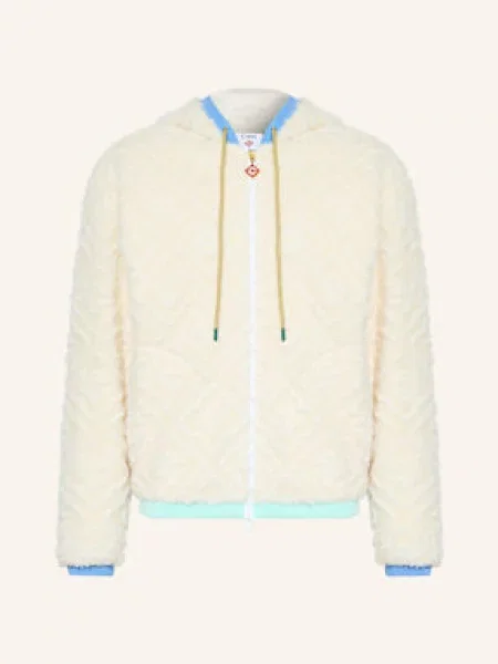 Casablanca Kurtka Pluszowa beige beżowa