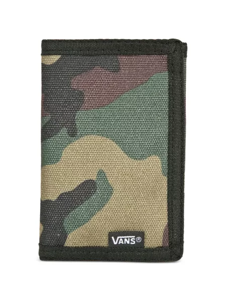 Portofel Vans cu model camuflaj verde