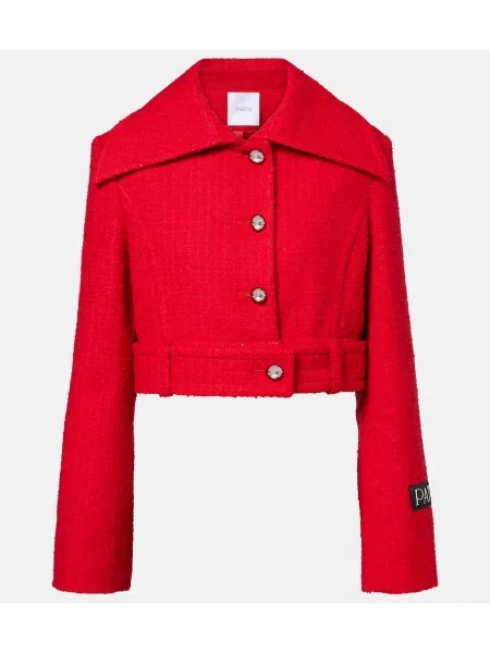 Geacă Patou de lână roșu