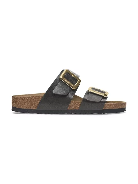 Papuci Birkenstock cu cataramă negru