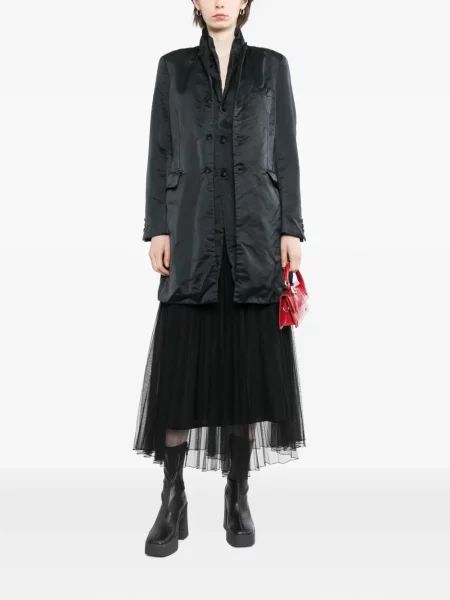 Geacă Comme Des Garçons din satin negru