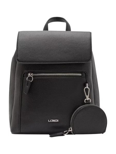 L.CREDI Rucsac Ninina / argintiu negru