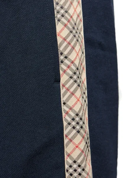Pantaloni Burberry în carouri albastru