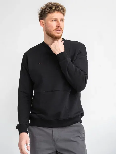 Світшот TeamV Basic бавовна/поліестер чорний