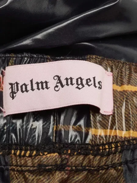 Pledinės raštuotos kelnės Palm Angels raudona