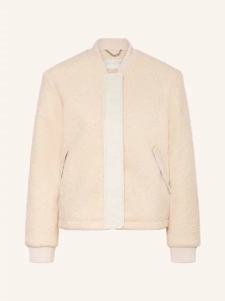 Milano Italy Kurtka Bouclé beige biała