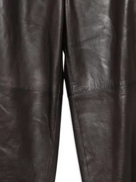 Pantaloni P.a.r.o.s.h. din piele maro