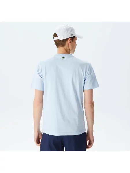 Футболка Lacoste голубая
