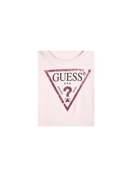 Guess Póló Regular Fit rózsaszín