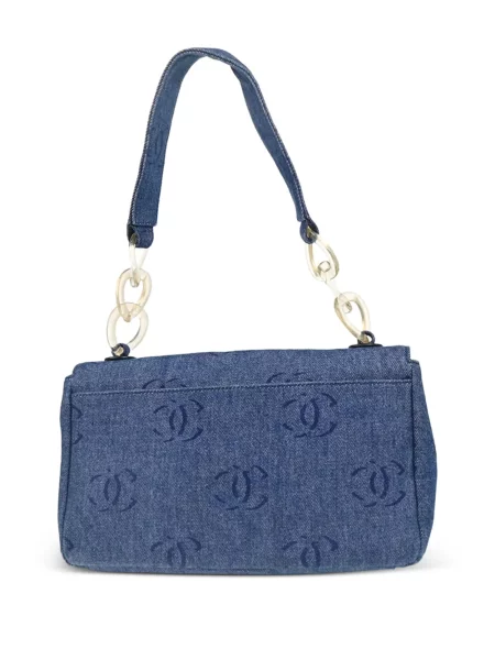 Kabelka Chanel Pre-owned modrá