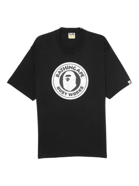 Tricou A Bathing Ape® cu imagine negru