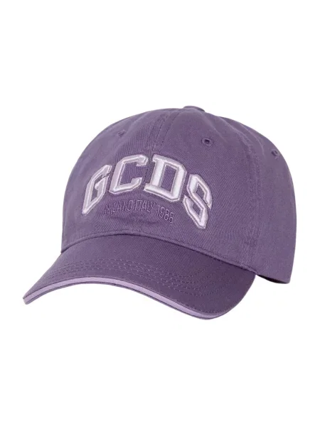 Czapka z daszkiem Gcds z logo fioletowa