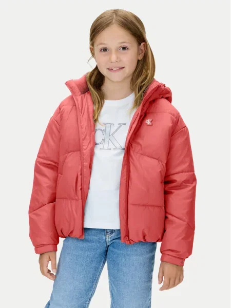 Calvin Klein Jeans Žieminė striukė rožinė
