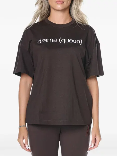 Tricou Armani Exchange cu imagine maro