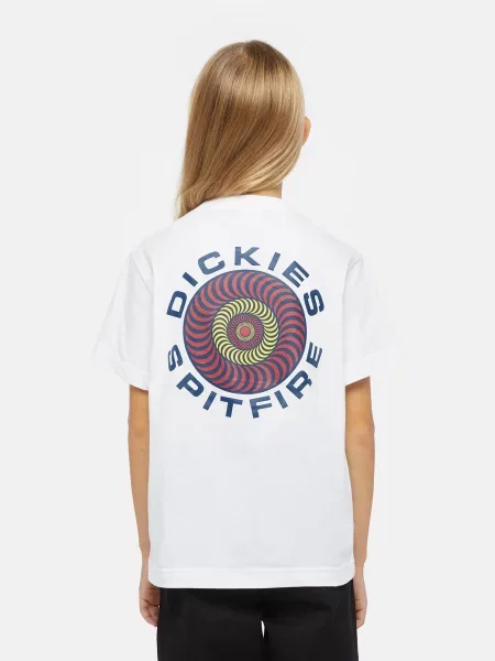 Дитяча Футболка Dickies x Spitfire білий