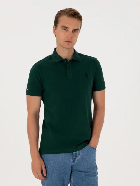 Поло US Polo оливковий