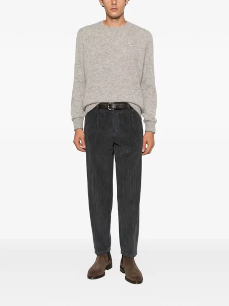 Pantaloni Briglia 1949 de catifea cord gri