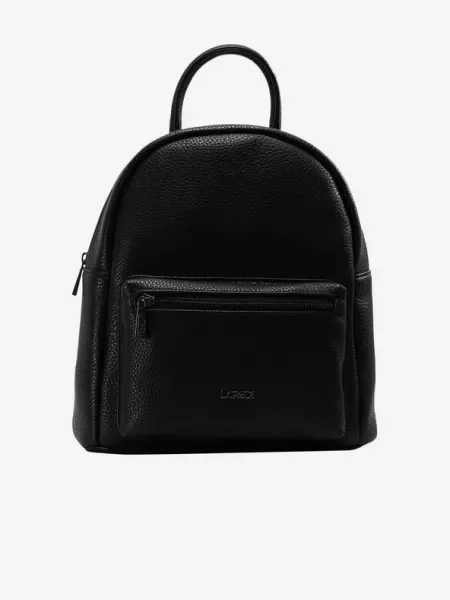 L.CREDI Budapest Backpack Black μαύρο