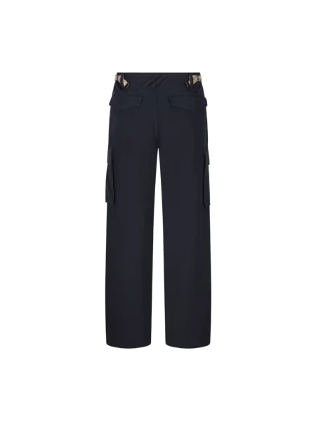 Spodnie cargo Burberry niebieskie