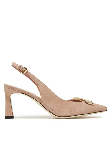 Σανδάλια Pollini μπεζ