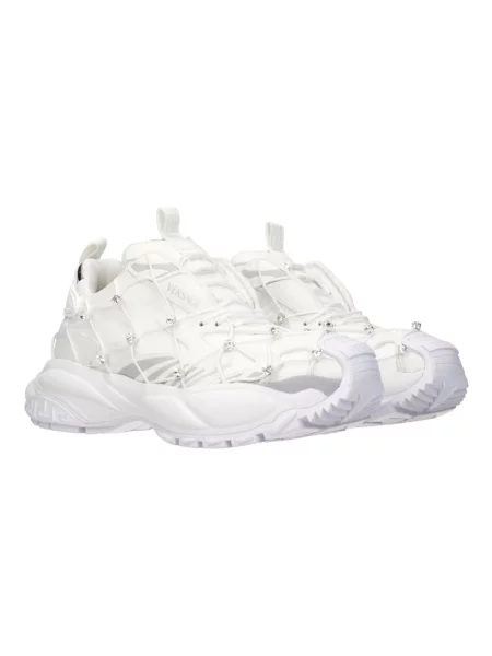 Sneakersy Versace skórzane białe