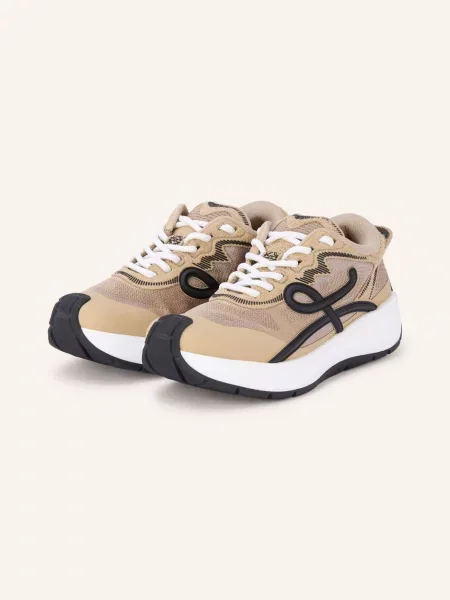 Loewe Sneakersy Pogo beige białe