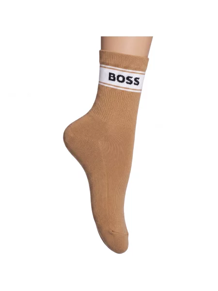 BOSS BLACK 3 db-os zokni szett 3P QS Rib Stripe CC fehér