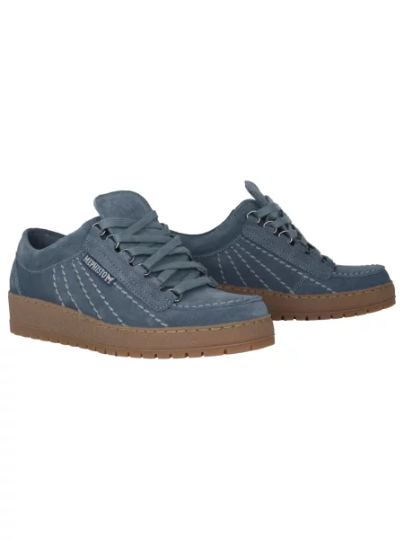 Sneakersy Mephisto zamszowe wsuwane niebieskie