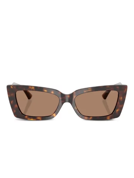 Sunčane naočale Jimmy Choo Eyewear s autogramom smeđa