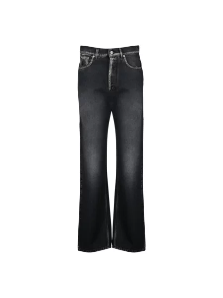 Jeansy dzwony Moschino dzwony szare