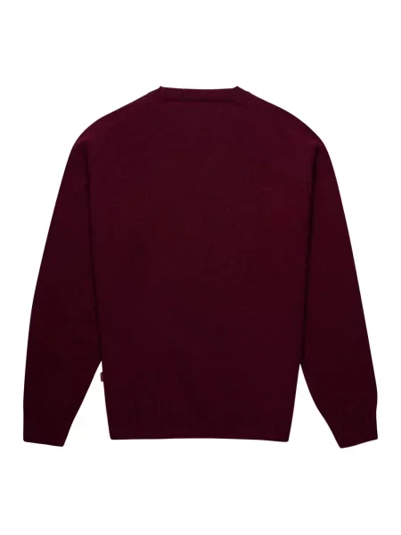 Sweter Sebago wełniany czerwony