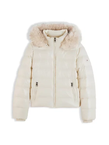 TOMMY HILFIGER Geacă de iarnă crem