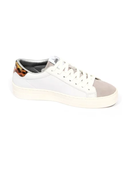Sneakersy Sun68 zamszowe białe