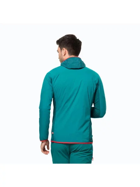 Kurtka Jack Wolfskin Alpspitze Ins Hoody zielona