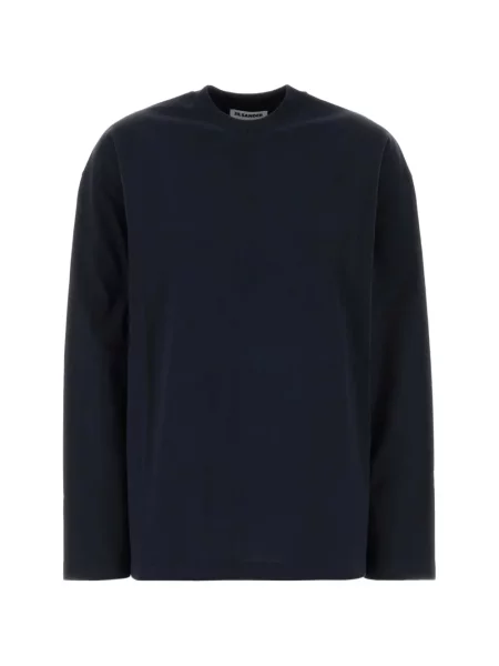 Lung tricou Jil Sander albastru