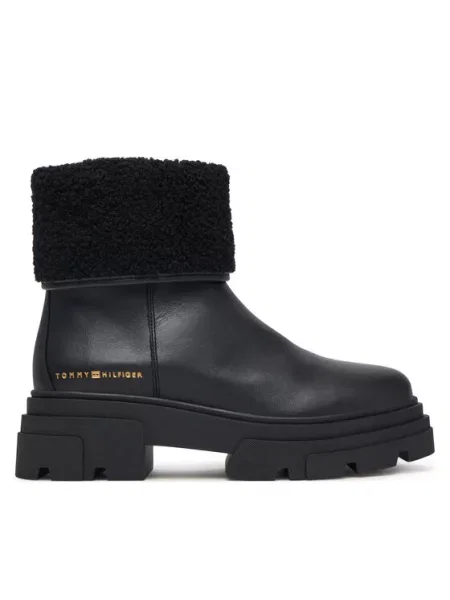 Polokozačky Tommy Hilfiger černé