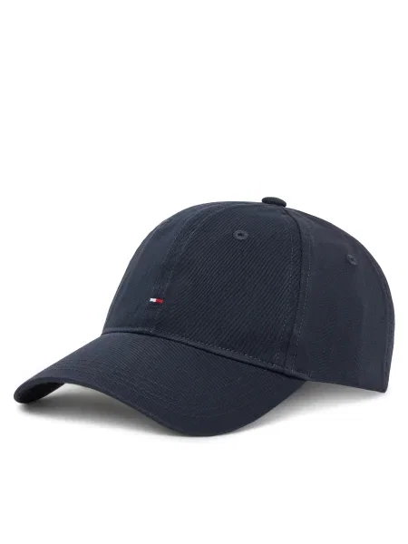 Шапка с козирка Tommy Hilfiger с изчистен дизайн тъмносиньо