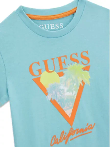 Guess Póló Türkizkék