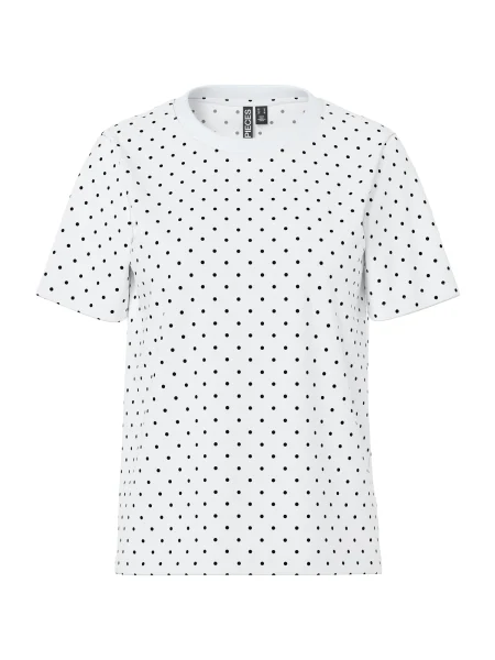 PIECES Tricou PCRIA negru alb