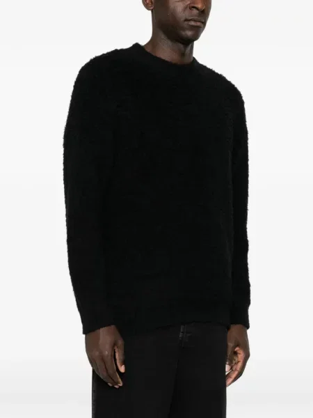 Bouclé pulover Scaglione negru