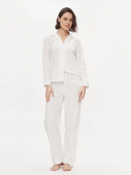 Pižama Lauren Ralph Lauren bela