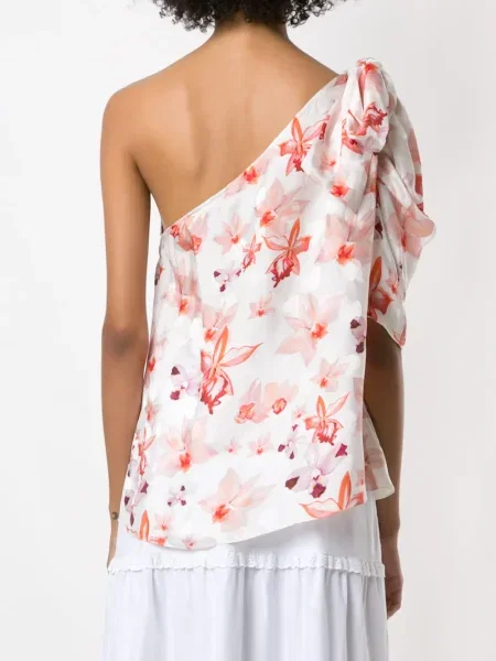 Жакардова блуза Isolda бяло