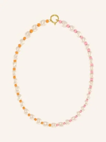 Edblad Naszyjnik Voyage gold biały