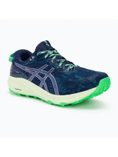 Дамски обувки за бягане ASICS Fuji Lite 3 ink teal/digital violet синьо