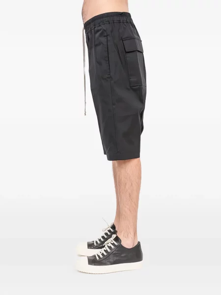 Raišteliu šortai Rick Owens juoda