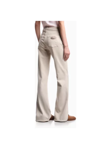 Jeansy Emporio Armani beżowe