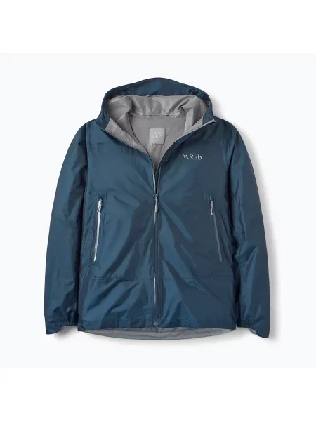 Férfi esőkabát Rab Phantom Mountain tempest blue. Méret: L kék