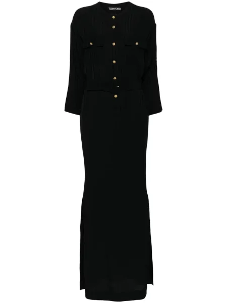 Rochie Tom Ford cu imagine de costum negru