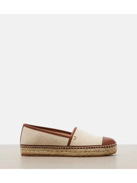 Espadrile Gianvito Rossi din piele bej